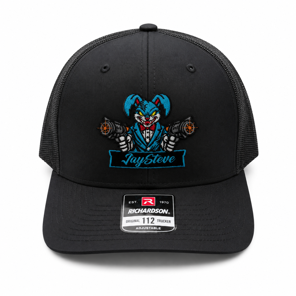 JaySteve “Deadshot Bunny” Trucker Hat – Black Edition