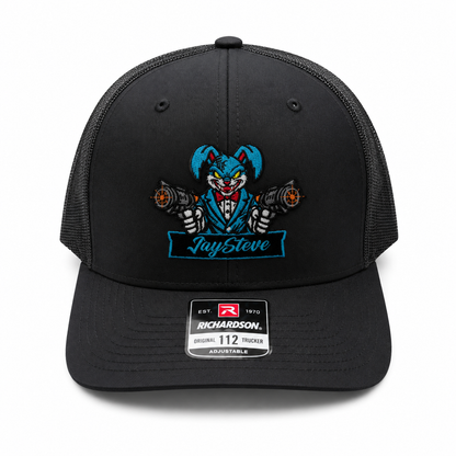 JaySteve “Deadshot Bunny” Trucker Hat – Black Edition