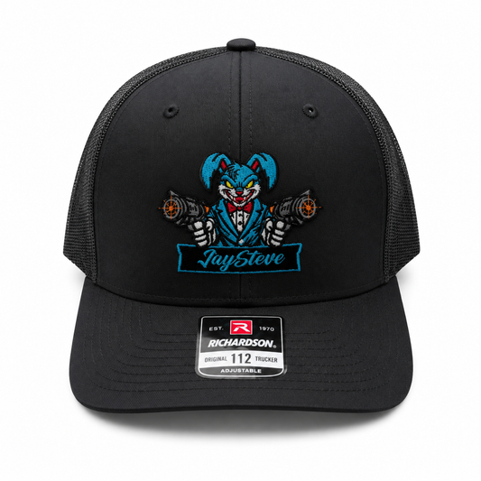 JaySteve “Deadshot Bunny” Trucker Hat – Black Edition
