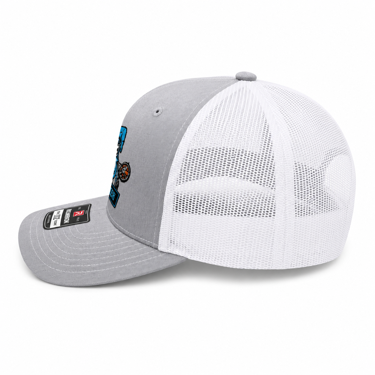 JaySteve “Deadshot Bunny” Trucker Hat – Heather Gray/White Edition
