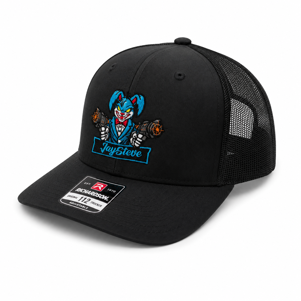 JaySteve “Deadshot Bunny” Trucker Hat – Black Edition